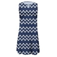 thumbnail image 3 of 2024 Women's Fashion Summer Print Sleeveless Hollow Loop Buckle V Neck Dress Casual Dress (2) Summer Dresses with Pockets Casual Juniors Dresses Beach Dresses for Women Comfy Dresses for Women Summer, 3 of 4