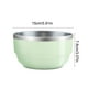 thumbnail image 3 of Pisexur Batería de cocina Cuenco grande de acero inoxidable, vajilla, cuenco portátil para fruta, cuenco aislado, cuenco de acero inoxidable apilable y encajable. para la cocina del hogar, 3 of 6
