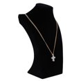 thumbnail image 1 of Collar Cruz Crucifijo Salvador con colgante religioso de cristal Plata, 1 of 10