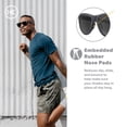thumbnail image 4 of Gafas de sol Knockaround Premium Sport Polarizadas para Correr Negras, 4 of 9