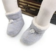 thumbnail image 6 of 0-18M Baby Girl Boots Newborn Winter Warm Fleece Crib Shoes Non-Slip Booties First Walkers, 6 of 7