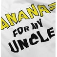 thumbnail image 5 of Bananas For My Uncle Niece Nephew Romper Boys or Girls Infant Baby Brisco Brands NB, 5 of 7