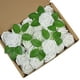 thumbnail image 1 of Yuarrent 25 piezas PE Artificial Rosa decorativa realista hogar escritorio boda fiesta ceremonia flor rama planta decoración Kits de decoración para fiestas champán, 1 of 6