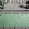 thumbnail image 2 of Safavieh Courtyard Finnian Solid Indoor/Outdoor Area Rug, Green/Blue, 2'7" x 5', 2 of 16
