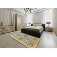 thumbnail image 4 of Ahgly Company Indoor Square Traditional Dark Almond Brown Animal Area Rugs, 7' Square, 4 of 6