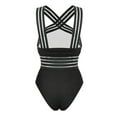 thumbnail image 3 of ZAXARRA Women's One Piece Swimwear Front Crossover Swimsuits Hollow Bathing Suits Monokinis, 3 of 9