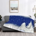 thumbnail image 2 of Disketp Christmas Fir Tree Flannel Blankets - Thick and Warm Blanket for Winter, Soft Fuzzy Plush King Blanket for All Seasons80"x60", 2 of 6