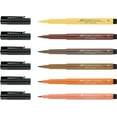 thumbnail image 2 of Faber-Castell PITT Artist Color Brush Pens - Set of 6 Terra Markers, 2 of 3