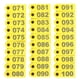 thumbnail image 3 of Etiqueta de identificación de ganado numerada de 100 piezas Etiquetas de orejas de animales, 3 of 6