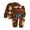 A01-Coffee, variant on HCNTES Toddler Baby Boy Loungewear Outfits Set Long Sleeve Tops and Pants Kids 2pcs Pajamas Set Fall Winter Dailywear Clothes Set(A01-Green,4-5 Years)