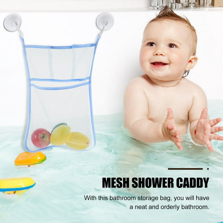 Bathroom Caddy Bag Shower Organizer Hanging Mesh Bag Kids Toy