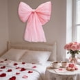 thumbnail image 2 of Large Pink Bow,Valentines Day Decorations,22x24 inch Giant Wall Bows for Wedding Coquette Birthday Backdrop Bridal Shower Room(3PCS), 2 of 7