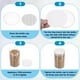 thumbnail image 4 of Forros de tapa de espuma adhesivos redondos Uxcell para sellos sensibles a la presión para frascos de 53 mm 160 negros, 4 of 7