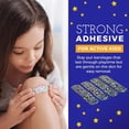 thumbnail image 6 of Glitter Bandages for Kids -(100 Count Box) Adhesive Bandage Strips w/Colorful Glitter Design & Latex-Free Individually Wrapped Strips for First Aid, Wound Care, Minor Cuts, Scrapes (Case of 50), 6 of 7