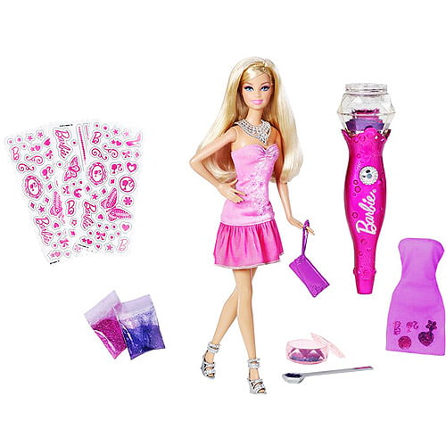 Barbie Loves Glitter - Glam Vacuum & Doll Set - Walmart.com
