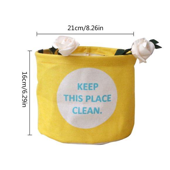 Hi FANCY Cotton Linen Desktop Storage Basket Sundries Storage Box Desk Makeup Organizer Underwear Hoder Type 5