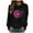 #3 Black, variant on Luxalzxs Womens Breast Cancer Survivor Sweatshirts Casual Long Sleeve Pullover Tops Pink Ribbon Cancer Awareness Shirts