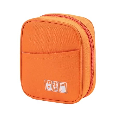 Inerposs Multifunctional Digital Storage Bag Organizer for Headset and Data Cable Travel Accessory Storage Solution Small Electronics Organizer for Daily Use