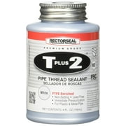 Rectorseal 23631 1/4 Pint Brush Top T Plus 2Pipe Thread Sealant