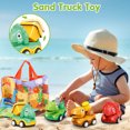 thumbnail image 5 of Dinosaur Toy Car for Toddler 1-3,6PCS Friction Power Car ,Push and Go Toy Car with 2 in 1 Playmat, Birthday Gift Educational Toy for 2 3 4 Years Old Boys Girls, 5 of 9
