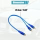 thumbnail image 3 of 10 Uds 1 hembra a 2 macho RCA Y Cable divisor Cable convertidor de Audio para coche Cable adaptador, 3 of 6