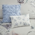thumbnail image 3 of Madison Park 8 Piece Queen Floral Comforter Set, Cotton Comforter Bed in A Bag with Bedskirt, Spring Blue Floral Comforter Bed Set, Bedding Sets with Tufted Decorative Pillow for Girls, 3 of 8