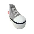 thumbnail image 2 of Sillón Puff Mundo Puff Tenis Gris Mundo Puff Tipo Converse, 2 of 3