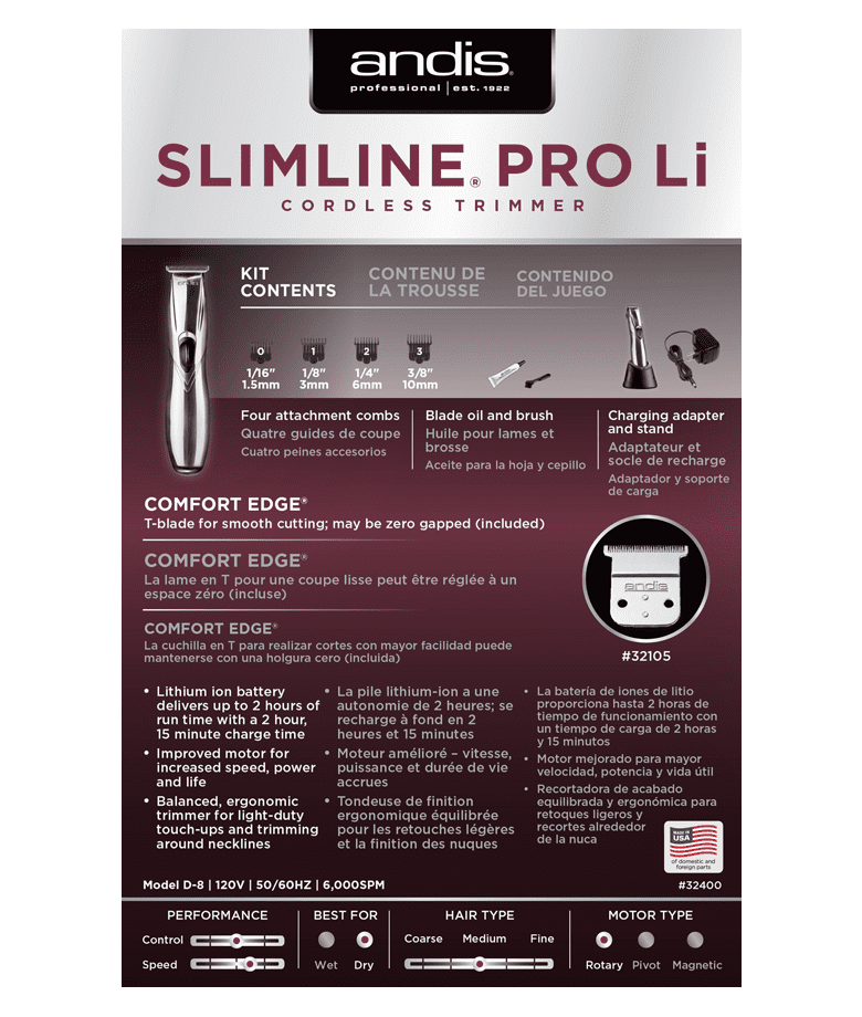 slimline pro cordless trimmer