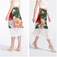 thumbnail image 4 of Peach Chic Chiffon Summer Beach Dress for Women, 4 of 6
