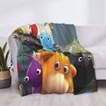 thumbnail image 6 of Lsque Pikmin Print Flannel Throw Blanket, Ultra-soft Blanket for Bed, Couch, Car, Hypoallergenic Anti-pilling blanket-50"x40", 6 of 8