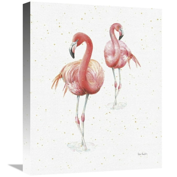 Global Gallery's 'Gracefully Pink IX' By Lisa Audit Stretched Canvas Wall Art