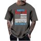 thumbnail image 2 of Tops para hombre, blusas y camisas de cuello redondo y manga corta para hombre, tops casuales de cuello redondo y manga corta con estampados especiales para hombre., 2 of 5