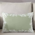 thumbnail image 3 of Coastal Coral Throw Pillow Cover 20 x 26 Inch Decorative Pillow Cover Sage Green Ocean Marine Nautical Beach Lumbar Pillowcase Seasonal Rectangle Cushion Case for Couch Sofa Bed Living Room, 3 of 7