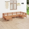 thumbnail image 5 of vidaXL 6 Piece Patio Lounge Set Solid Pinewood, 5 of 25