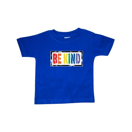 

Inktastic Be Kind Stencil LGBT Rainbow Gift Baby Boy or Baby Girl T-Shirt