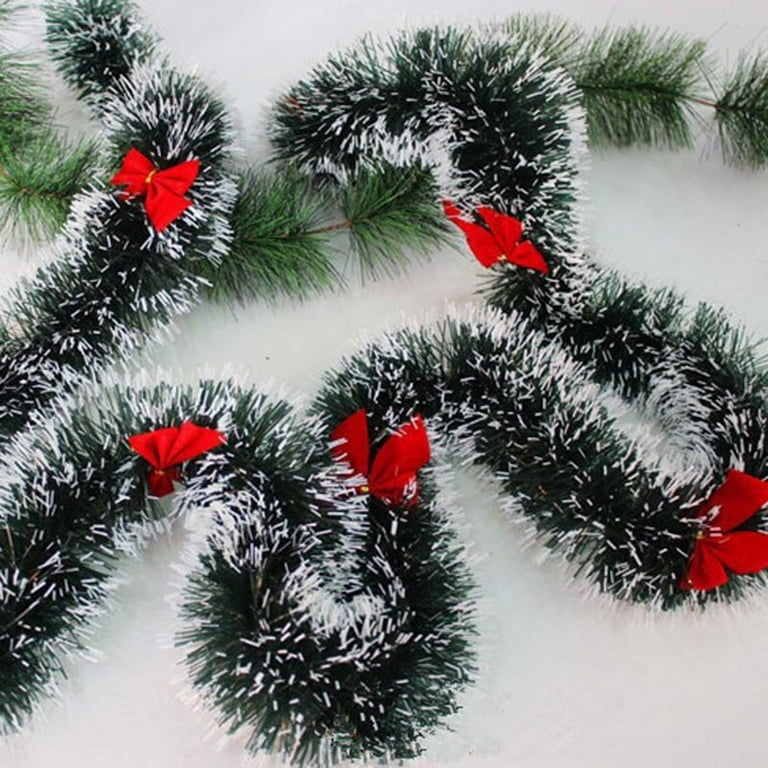 Shiny Black Christmas Garlands Made in the USA by Lee Display holiday  Seasonal Indoor Outdoor Home Decorations 