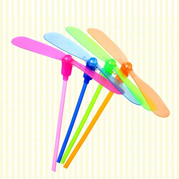LULULION 20Pcs Rotating Toy Glowing Dragonfly Wings Props For Children Birthday Party
