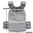 thumbnail image 2 of Tactical Weight Vest Plate Carrier Adjustable Vest For Training Sport, 2 of 2