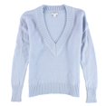 thumbnail image 1 of Suéter de mujer bar III cuello en V azul grande, 1 of 2