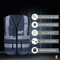 thumbnail image 4 of A-SAFETY 21 colors High Visibility Reflective Work Safety Vest（XS-8XL), 4 of 4