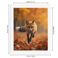 thumbnail image 2 of Paint By Numbers Kit for Adults Beginner - DIY Fox Autumn Leaves Forest Path Canvas Painting Kits for Adults, Frameless Paint By Number for Adults for Home Wall Decor 16x20 Inch, 2 of 7
