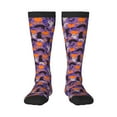 thumbnail image 2 of Lsque Halloween Black Cats Printed Crew Socks Men's Women's LightWeight Thin Casual Calf Socks ,Knee High Socks,Cotton Socks, 2 of 9