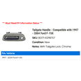 thumbnail image 2 of Tailgate Handle - Compatible with 1997 - 2004 Ford F-150 1998 1999 2000 2001 2002 2003, 2 of 2