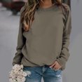 thumbnail image 2 of NARABB Women's Pullover Long Sleeve Shirts Shirts Printing Round Neck Sweatshirt Pullover Loose Tunic Tops, 2 of 7