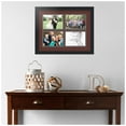 thumbnail image 2 of ArtToFrames Collage Photo Picture Frame with 4 - 5x7" Openings, Framed in Black with Maroon and Black Mats (CDM-3926-12), 2 of 8