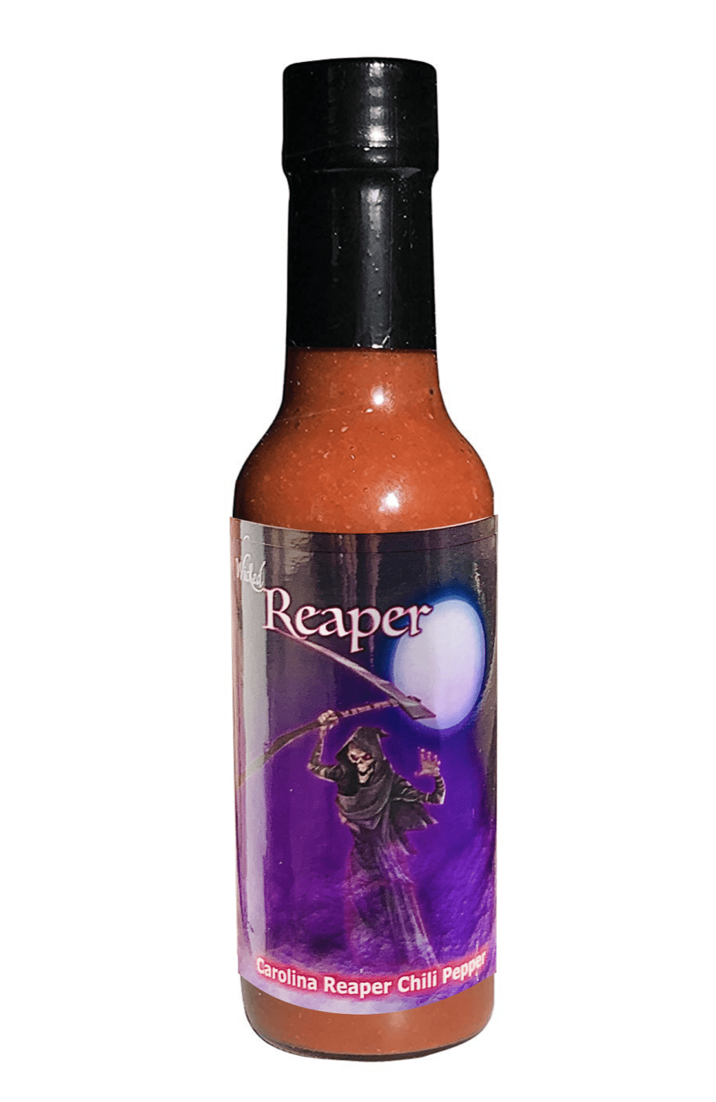 Wicked Reaper Carolina Reaper Hot Sauce Hotter than Ghost Peppers