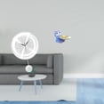 thumbnail image 2 of Reloj de pared decorativo silencioso sin , redondo, figura de oso, gato, bandeja de dulces, estatua de resina, compacto y ligero, adecuado para, 2 of 8