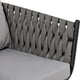 thumbnail image 5 of Sala Exterior Jardimex Tipo Rattan Jardin patio Terraza 4 Pz gris, 5 of 7
