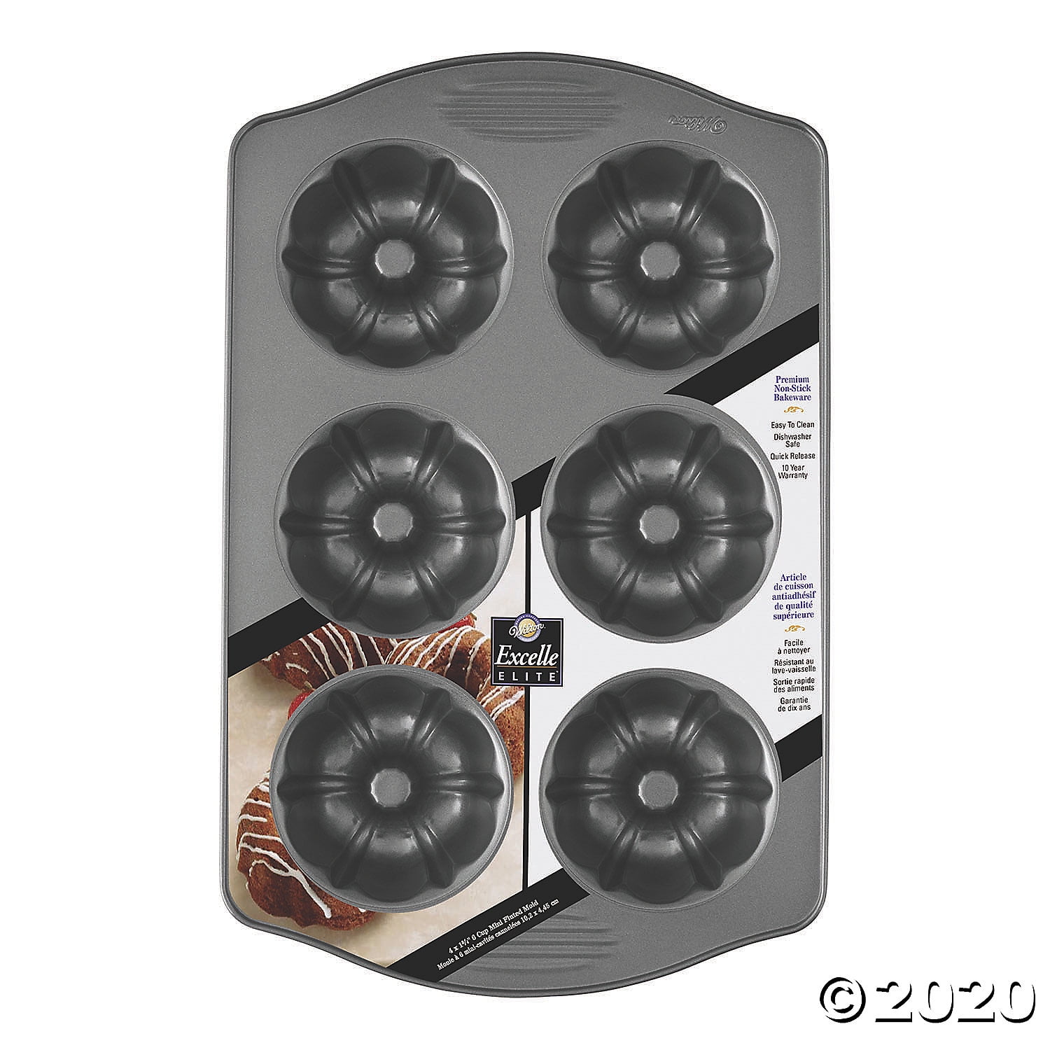 Wilton Excelle Elite Mini Fluted Bundt Pan