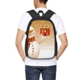 thumbnail image 4 of Disketp Christmas Snowman Gift Mochila Minimalista de Gran Capacidad, Mochila de Viaje para Escuela, Trabajo o Uso Diario, 4 of 6